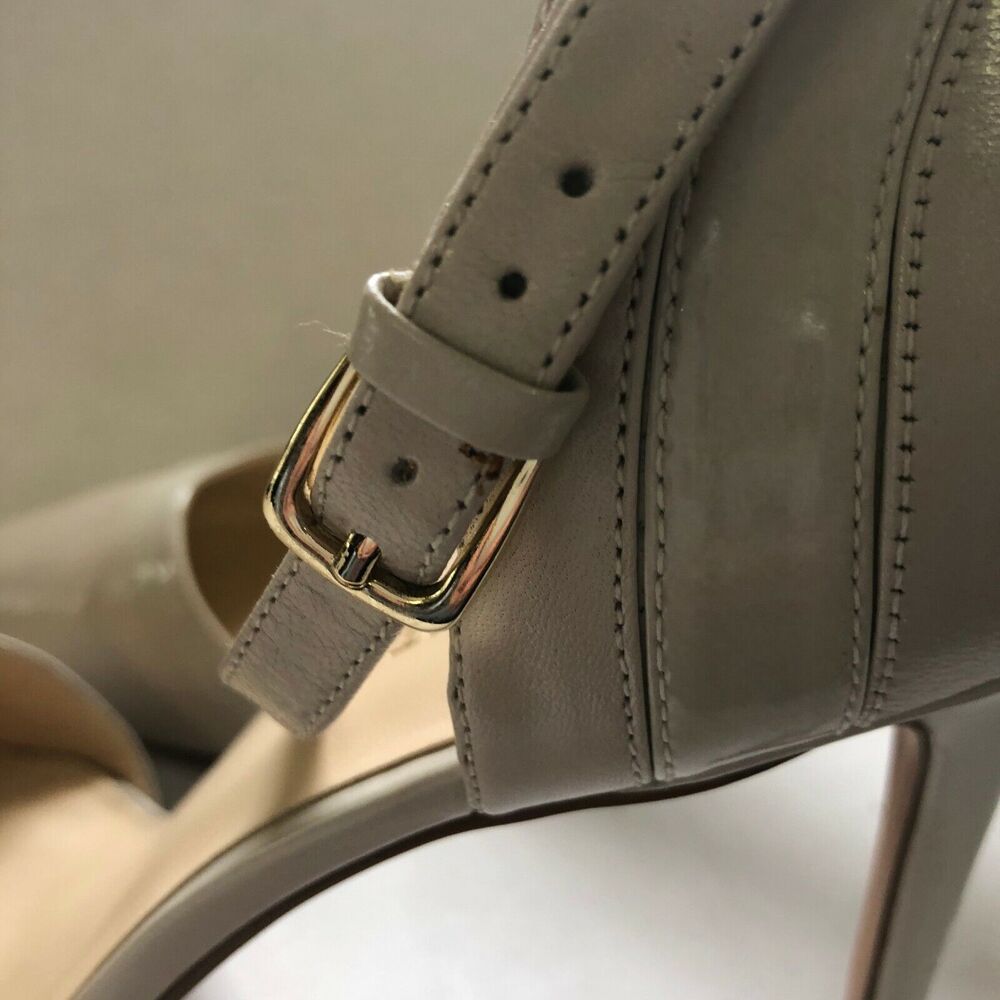 Nine West Women Timeshare Leather Dress Pump Bone / Cream Size 9.5 - Picture 9 of 9